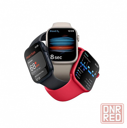 Умные часы Apple Watch Series 8 45 мм Aluminium Case GPS, midnight Sport Band Макеевка - изображение 4