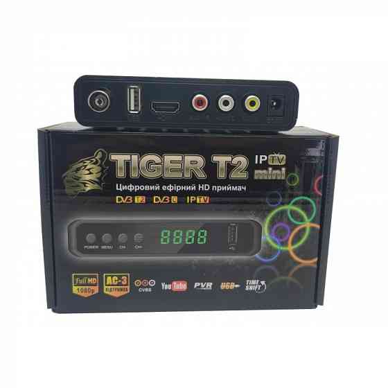 Ресивер Tiger T2 mini (пластиковый корпус) цифровой эфирный, кабельный с IPTV НОВИНКА Макеевка