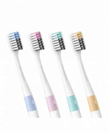 Зубные щетки набор Xiaomi Dr.Bei Bass Method Toothbrush 4 шт. + 1 чехол Макеевка