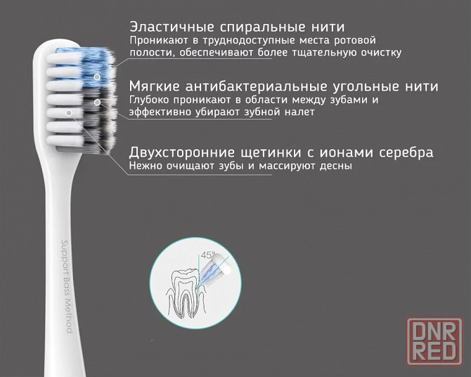 Зубные щетки набор Xiaomi Dr.Bei Bass Method Toothbrush 4 шт. + 1 чехол Макеевка - изображение 7