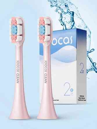Сменные насадки для зубных щеток Soocas X 2шт. (BH01 P) Розовый/(BH01 W) Белый Макеевка