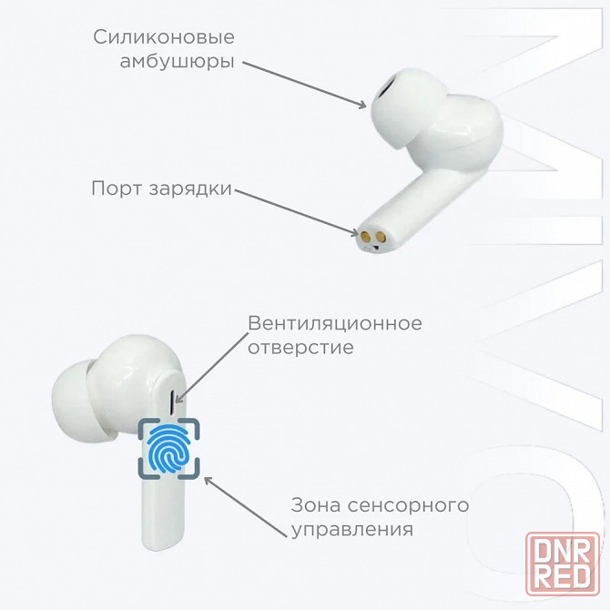 Беспроводные наушники MIVO MT-14 комплект 2 пары Bluetooth 5.3 с микрофоном IOS/Android Макеевка - изображение 4