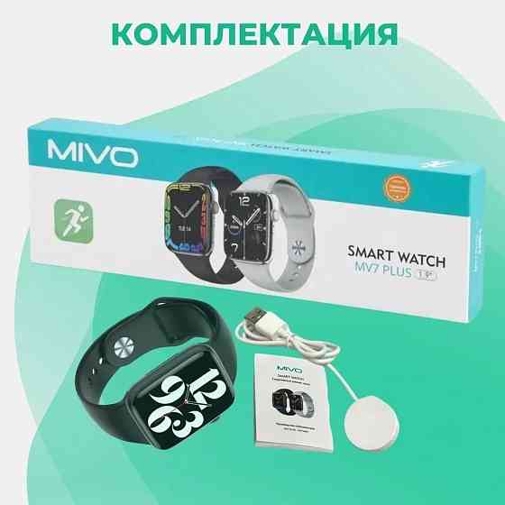 Cмарт часы Mivo MV7 PLUS (1.9" HD IPS, IP68, NFC, ответ по BT) Black Макеевка