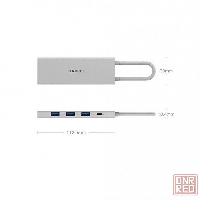 Док-станция Xiaomi 5 в 1 с USB TYPE-C USB3.0 HDMI 4K PD100W (XMDS05YM) silver Макеевка - изображение 4
