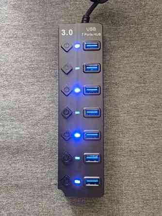 USB-разветвитель, концентратор на 7 портов, USB 3.0 Донецк