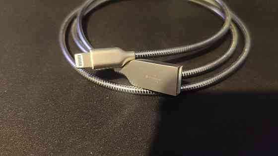 Металлический пружинный usb-кабель для зарядки и синхронизации данных Silver Monkey для iPhone Донецк
