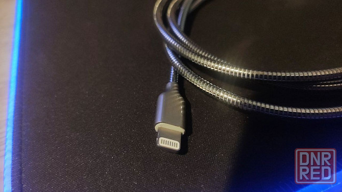 Металлический пружинный usb-кабель для зарядки и синхронизации данных Silver Monkey для iPhone Донецк - изображение 3