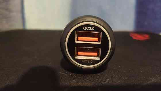 Автомобильное зарядное устройство TELLUR с двумя USB и QC 3.0, 6A. Донецк