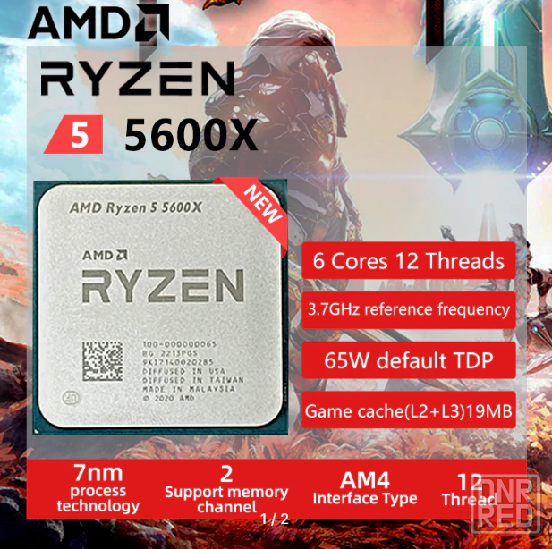 Процессоры для пк Intel AMD Ryzen Новый Гарантия Донецк - изображение 3