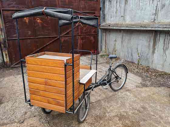 Велосипед для уличной торговли, мобильная торговая точка (велокофейня, велорикша, cargo bike) Макеевка