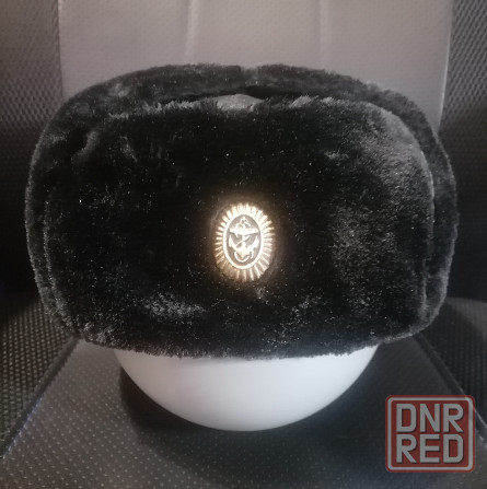 Офицерская шапка черная Донецк - изображение 1