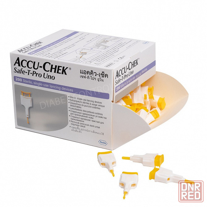 Ланцеты стерильные одноразовые Accu-Chek Safe-T-Pro Uno. Горловка - изображение 2