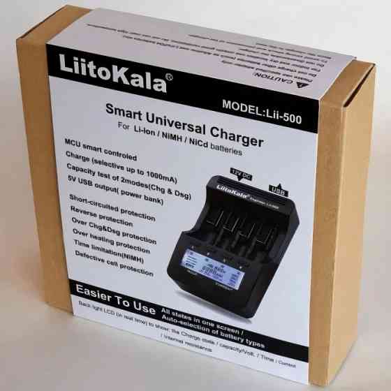 Зарядное устройство LiitoKala Lii-500 для Li-ion и Ni-MH аккумуляторов Макеевка