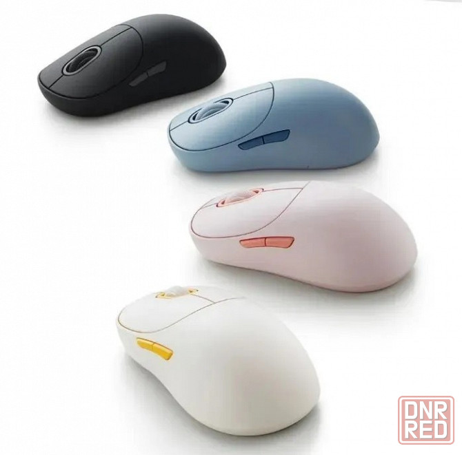 Мышь компьютерная беспроводная Xiaomi Wireless Mouse 3 (XMWXSB03YM) White/Pink/Blue Макеевка - изображение 2