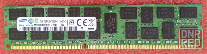 DDR3 16Gb 1600MHz (PC3L-12800R) Samsung Серверная регистровая память - DDR3 16Gb Обмен на Офисы 2010 Донецк - изображение 1