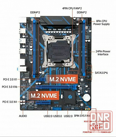 Комплект X99 Xeon E5-2670v3, 32GB DDR4, Huananzhi X99-QD4 LGA2011v3 Донецк - изображение 3