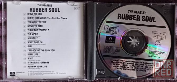 Фирменный CD диск "The Beatles. Rubber Soul". Донецк - изображение 2