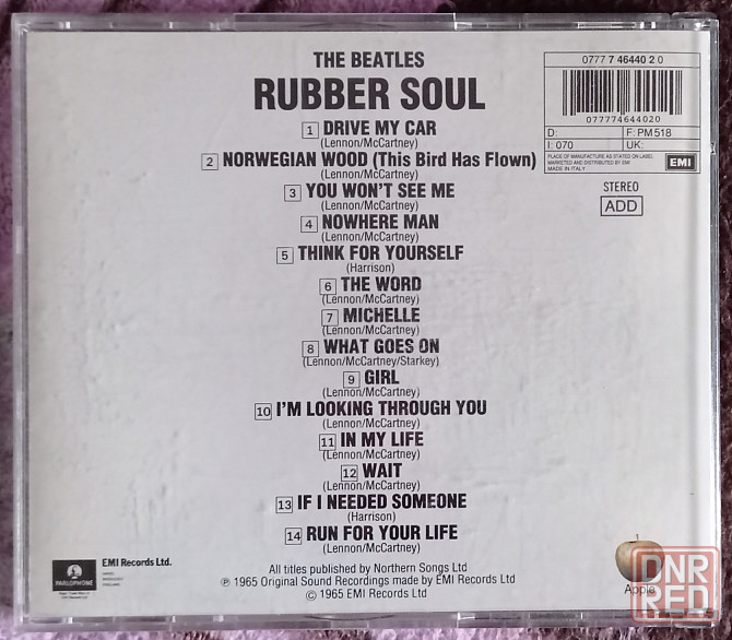 Фирменный CD диск "The Beatles. Rubber Soul". Донецк - изображение 3