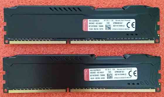 DDR3 4Gb + 4Gb 1333MHz - DDR3 8Gb Kingston HyperX - HX313C9FBK2/8 - - Обмен на Офисы 2010 Донецк