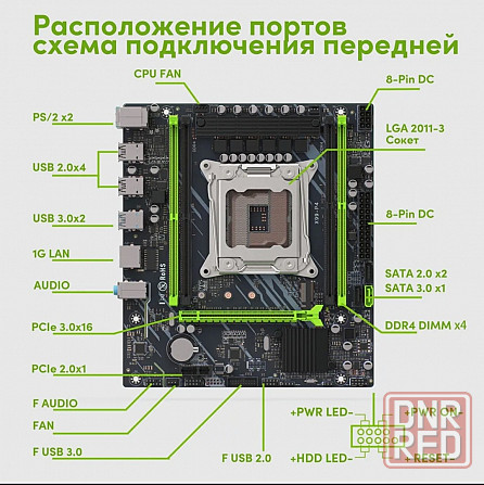 Комплект X99 Xeon E5-2670v3, 16GB DDR4, X99-P4 LGA2011v3 Донецк - изображение 2