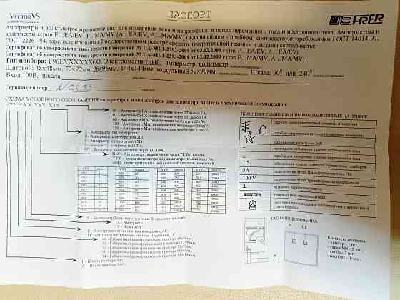 Вольтметр,амперметр Донецк