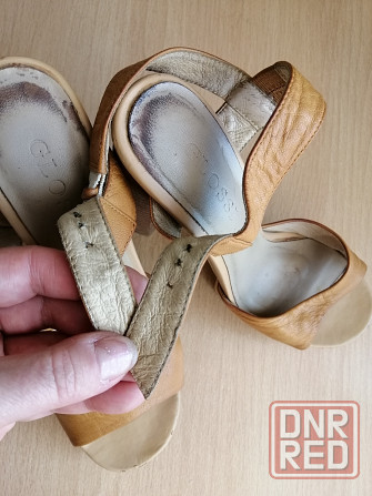 Продам кожаные босоножки, р. 37-36 Донецк - изображение 6