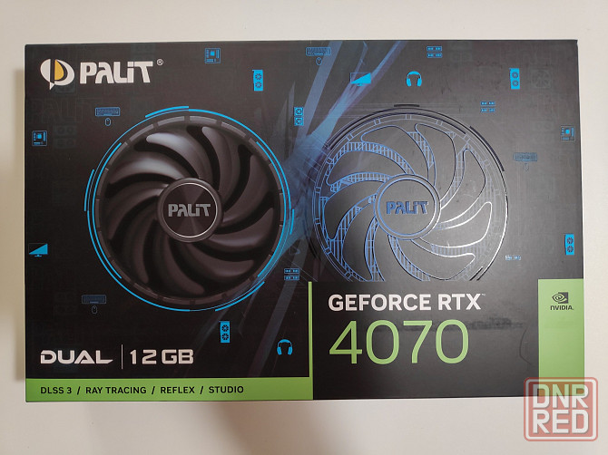 Видеокарта Palit GeForce RTX 4070 Dual 12GB Новая Донецк - изображение 1