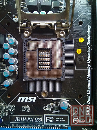 MSI H61M-P21 (B3) (s1155, H61, PCI-Ex16, 2xDDR3) Socket 1155 - Материнская плата - Обмен на 50шт ОЗУ Донецк - изображение 3
