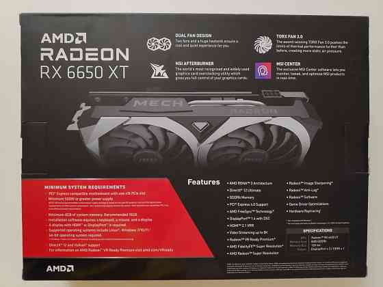 Видеокарта MSI AMD Radeon RX 6650 XT MECH 2X OC Донецк