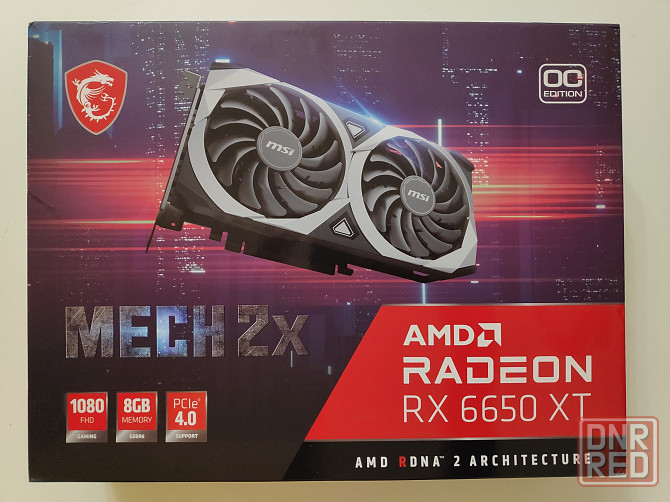 Видеокарта MSI AMD Radeon RX 6650 XT MECH 2X OC Донецк - изображение 1