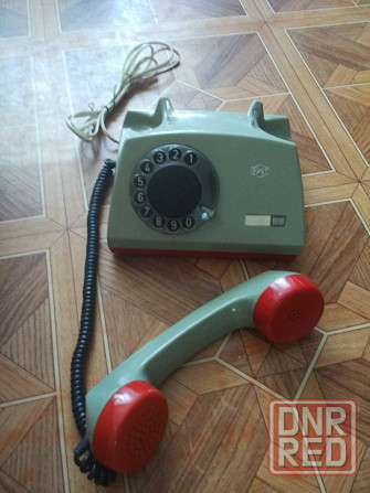 Продам проводной дисковый телефон рабочий Донецк - изображение 1