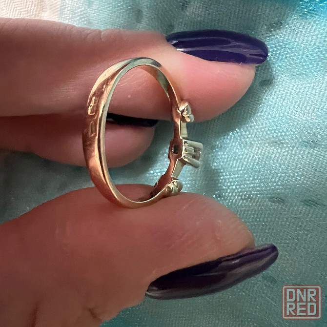 Золотое кольцо с бриллиантами+обручальное Донецк - изображение 3