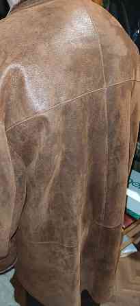 Пальто-куртка-дубленка мужская облегченная + кепка (Турция, размер 56-60) Донецк