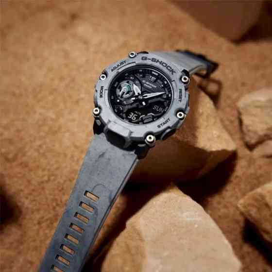 Часы Casio G-Shock GA-2200SL-8A (серый) противоударные, водонепроницаемые (до 200 м), подсветка + ВТ Макеевка