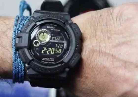 Часы Casio G9300GB (черный) противоударные, водозащита (до 200 м), подсветка, компас Макеевка
