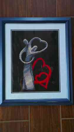 Картина Любовь вышивка крестом ручная работа Донецк