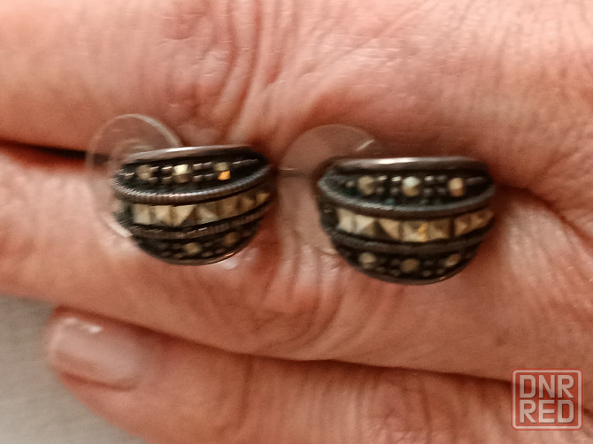 продам набор из серебра -кольцо и серьги Донецк - изображение 4