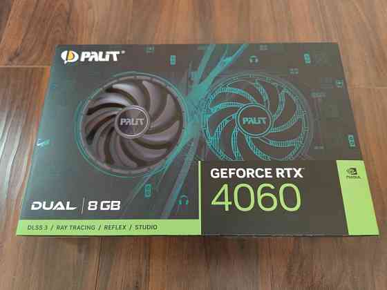 Palit GeForce RTX 4060 Dual, новая, запечатаная Донецк
