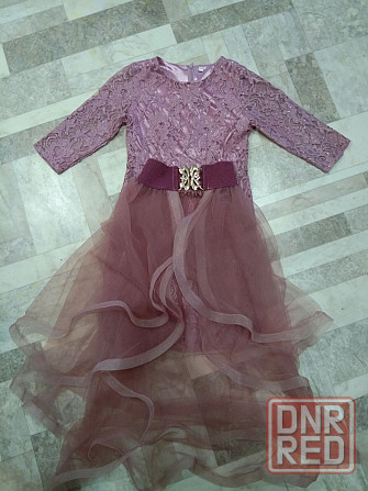 Продам нарядное платье р. 128-134 Донецк - изображение 1