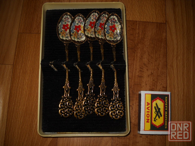 Набор чайных ложек ,сувенирный. Донецк - изображение 1