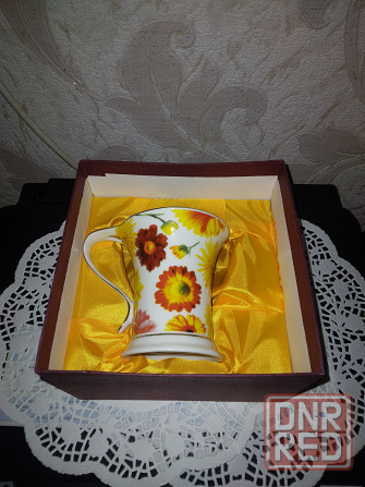 Подарок Чайная пара Кружка с блюдцем Донецк - изображение 2