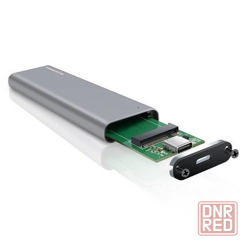 Карман для SSD M.2 NVMe to USB 3.1 SHL-R320 (Silver) Донецк - изображение 1