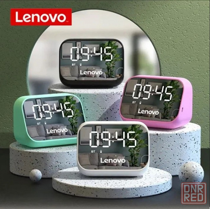 Портативная колонка + часы Lenovo TS13 черный Макеевка - изображение 5