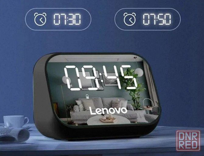 Портативная колонка + часы Lenovo TS13 черный Макеевка - изображение 1