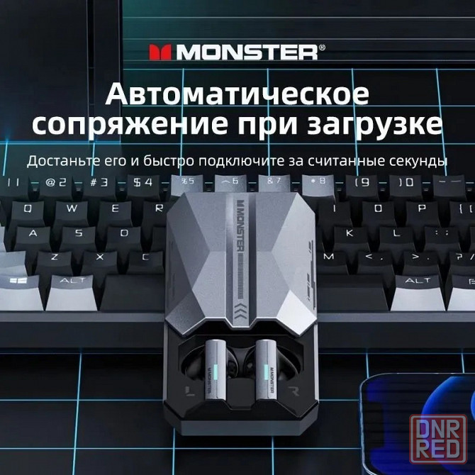 Беспроводные наушники внутриканальные Monster XKT11 белый Макеевка - изображение 3