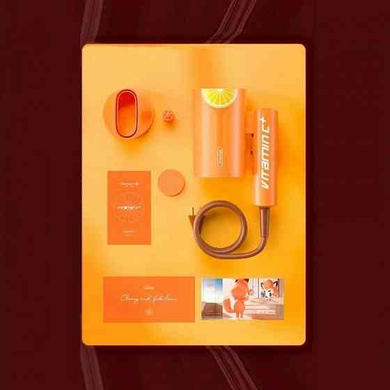 Фен Xiaomi ShowSee Hair Dryer Vitamin C+ VC100 оранжевый Макеевка