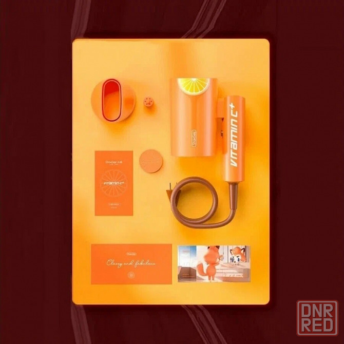 Фен Xiaomi ShowSee Hair Dryer Vitamin C+ VC100 оранжевый Макеевка - изображение 3