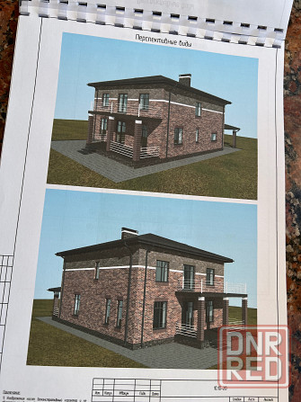 Готовый проект двухэтажного кирпичного дома, АР+КР Донецк - изображение 6