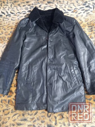 Кожаное пальто. Донецк центр. Донецк - изображение 1