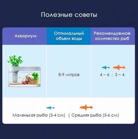 Аква-ферма Xiaomi Descriptive Geometry C180 Smart Fish Tank Pro (8л) Донецк